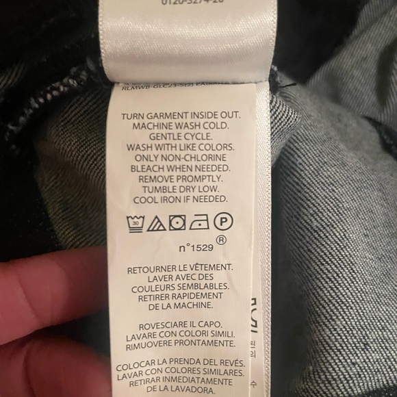 New With Tags | Ralph Lauren Indigo Blue Denim Knee Length Pencil Skirt | Size 6 - Picture 6 of 11